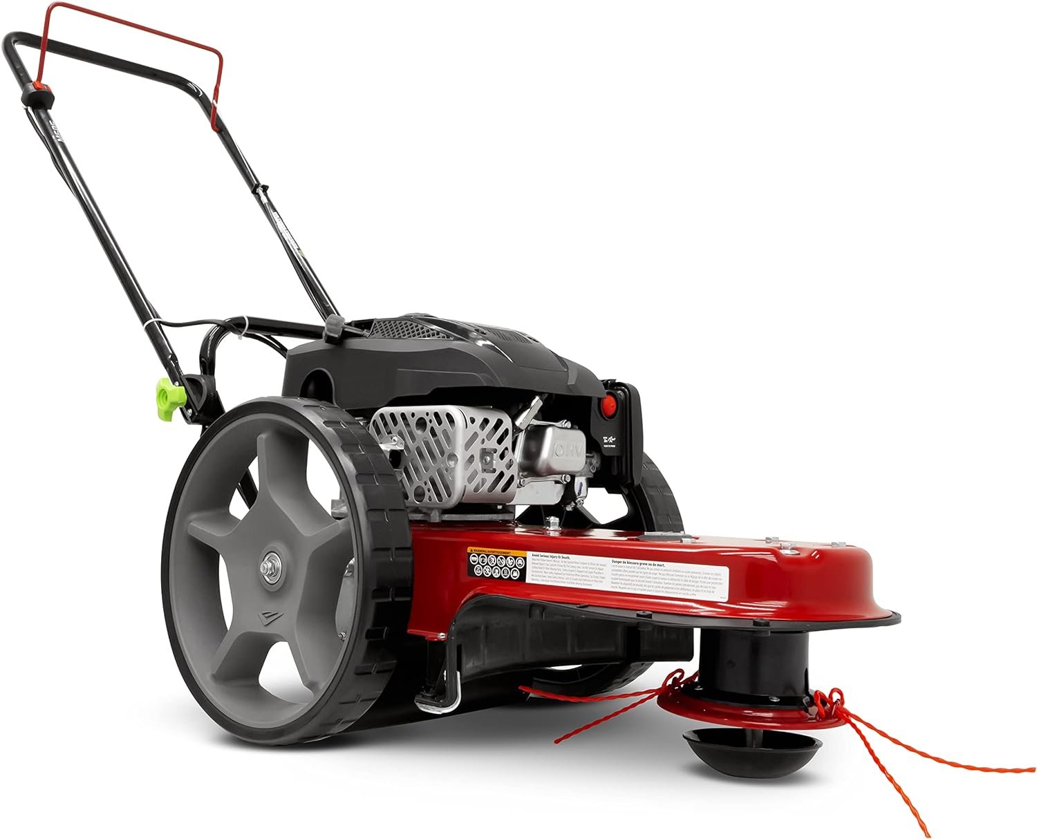 Walk Behind String Mower With 160cc Viper 4-Cycle Engine, 22 ?Cutting Diameter, 14 ?Never-Go-Flat Wheels, Easy Assembly, Adjustable Handlebar, Model #