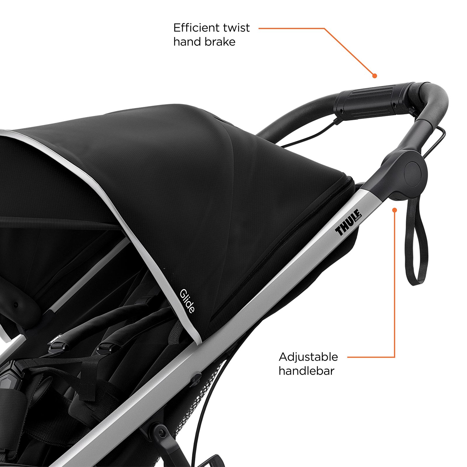 Thule Glide Performance Jogging Stroller - Black/Blue