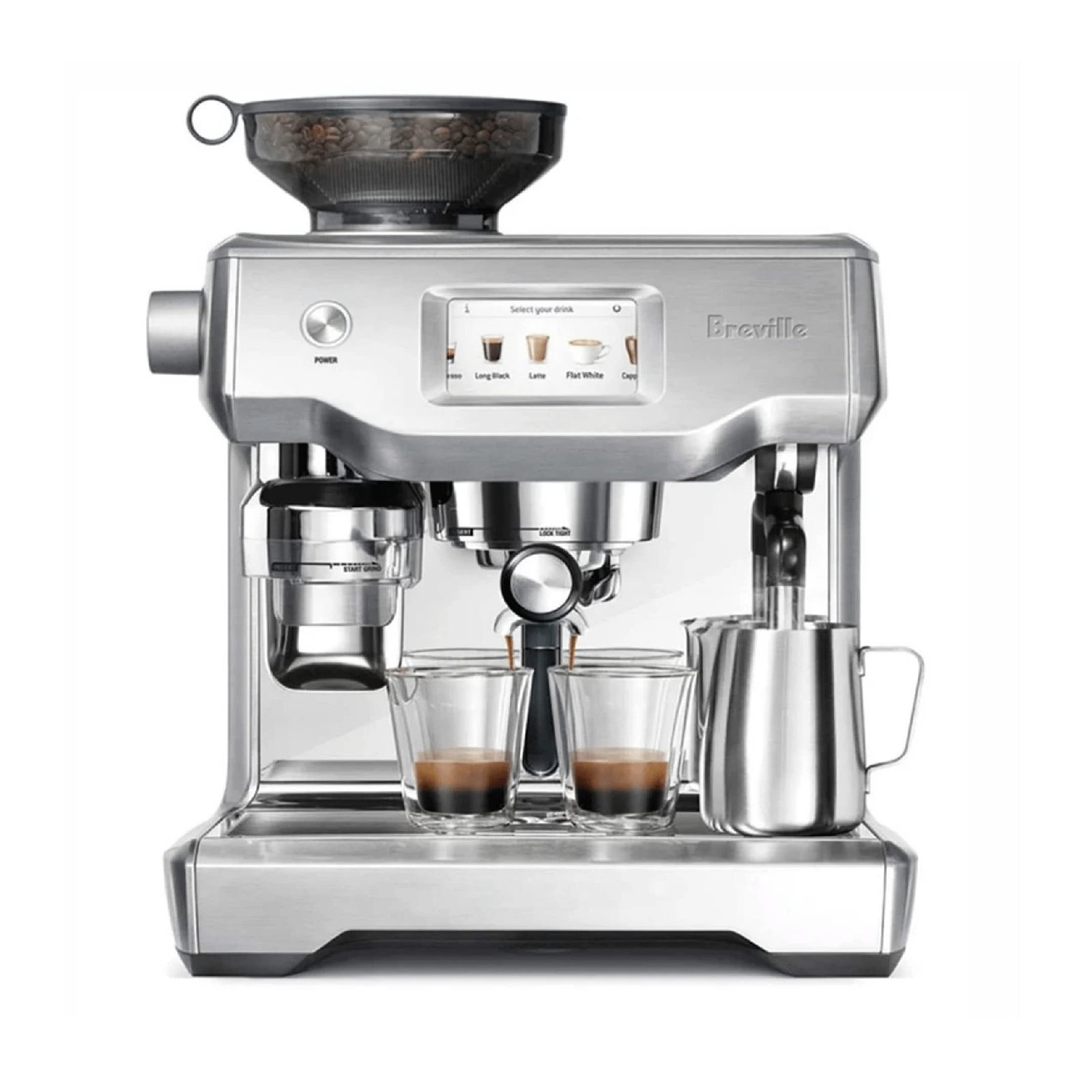Breville BES990BSSUSC Automatic Espresso Machine - Black Truffle