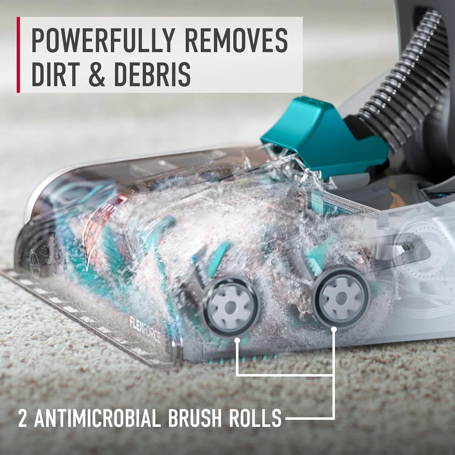 Hoover SmartWash+ Automatic Carpet Cleaner Machine, for Carpet and Upholstery, Deep Cleaning Carpet Shampooer, Carpet Deodorizer and Pet Stain Remover