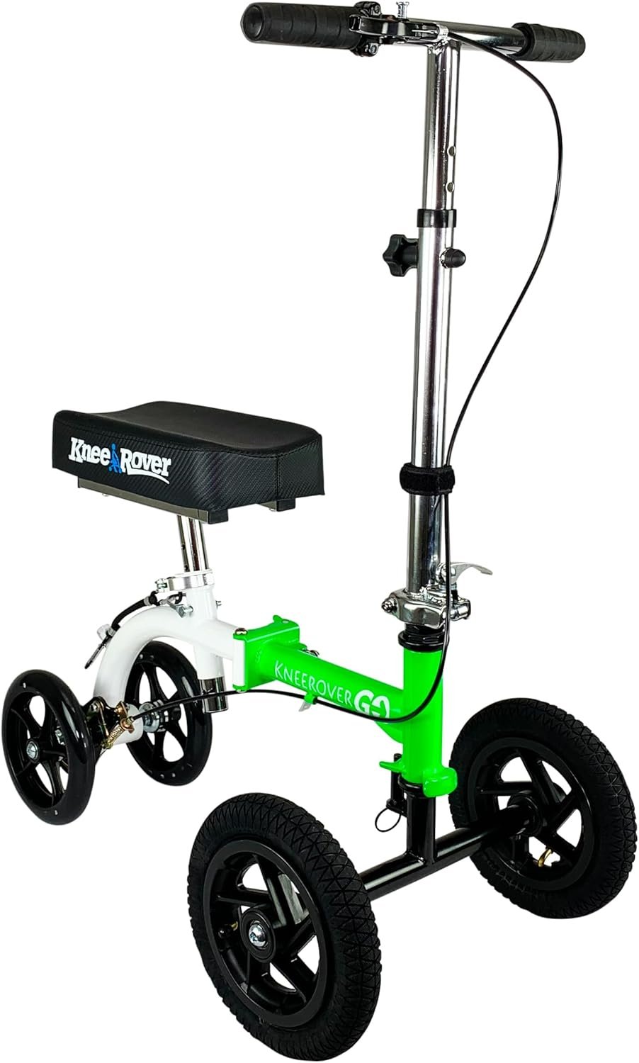 Hybrid - Most Compact All Terrain Knee Scooter for Adults for Foot Surgery Heavy Duty Knee Walker for Broken Ankle Foot Injuries Recovery Leg Scooter 