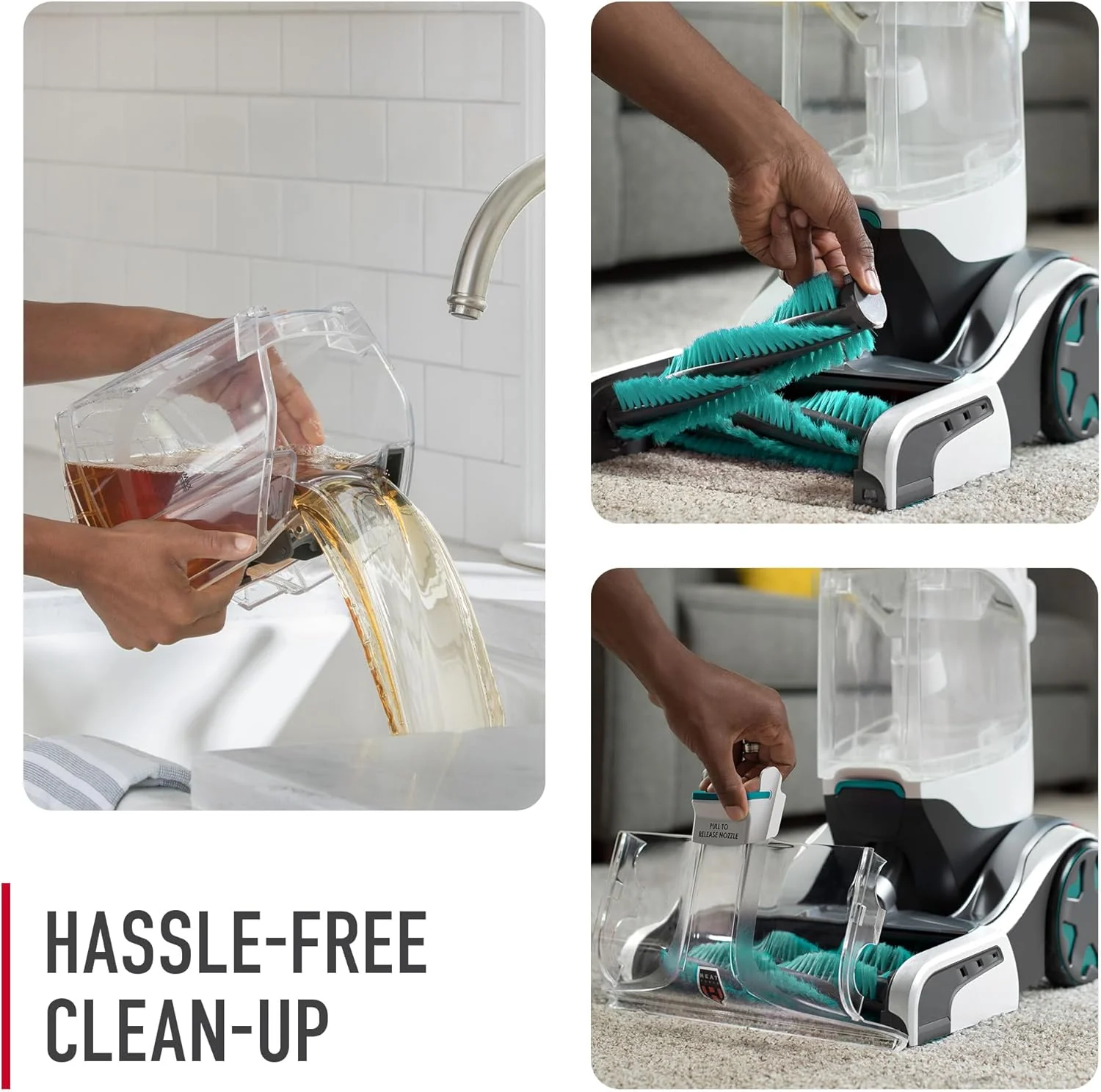 Hoover SmartWash+ Automatic Carpet Cleaner Machine, for Carpet and Upholstery, Deep Cleaning Carpet Shampooer, Carpet Deodorizer and Pet Stain Remover