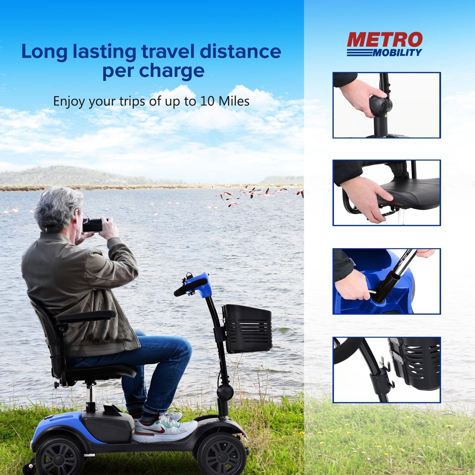 4 Wheel Mobility Scooter - Electric Wheelchair