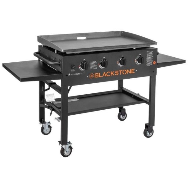 Blackstone 4-Burner 36 Griddle Cooking Station with Side Shelves